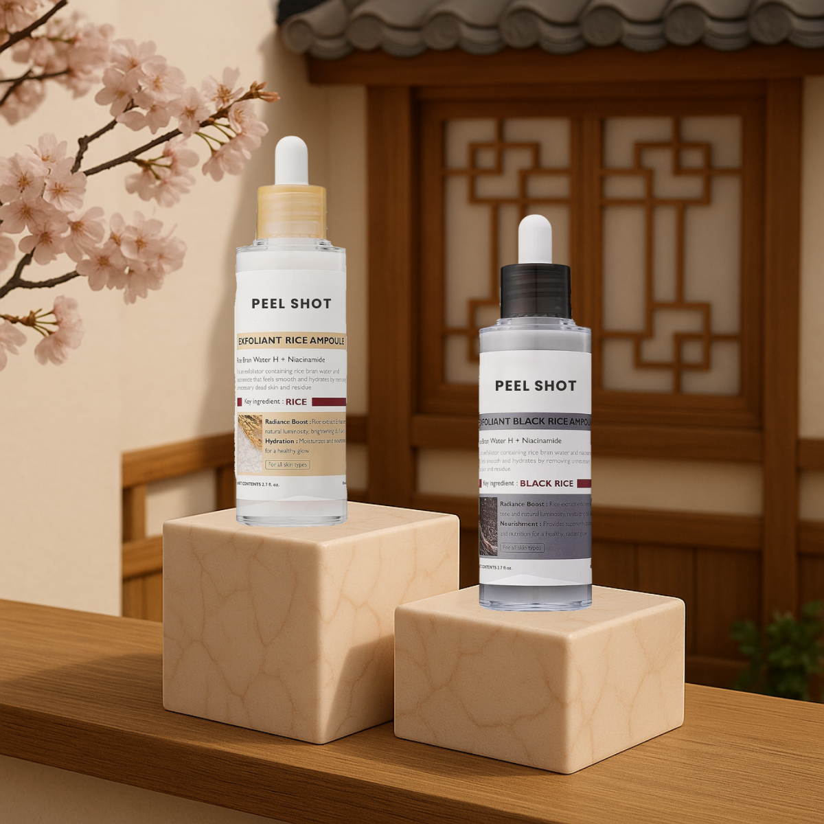 K-Beauty™ - Peel Shot | Le Sérum Coréen Exfoliant au Riz